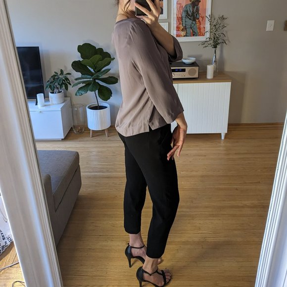 Monk & Lou Dress Trouser - Size 2 - Black - Picture 3 of 3